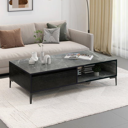 2-Piece Set Minimalist Large Coffee Table & 2m TV Cabinet - Dshop.com.au