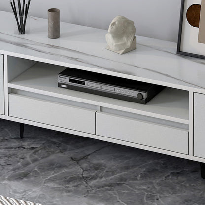2-Piece Set Minimalist Large Coffee Table & 2m TV Cabinet
