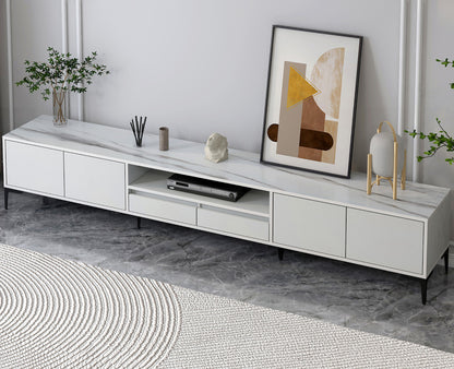 2-Piece Set Minimalist Large Coffee Table & 2m TV Cabinet