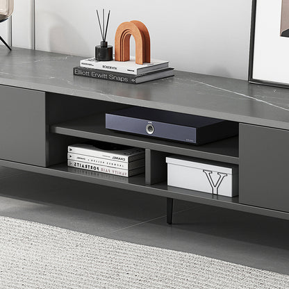 2-Piece Set Minimalist Large Coffee Table & TV Cabinet - Dshop.com.au