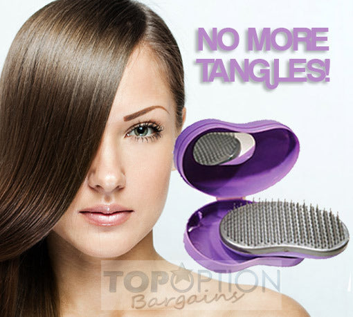 2 x Hair Detangle Brushes In Cases - Dshop.com.au