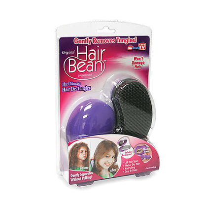 Hair Detangle Bean Brush In Case - Dshop.com.au