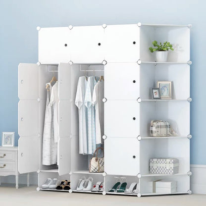 Large Combination Cabinet DYI Storage Cube Closet Cupboard Wardrobe - Dshop.com.au