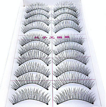 10 Pairs Beauty Faux Eyelashes - Dshop.com.au