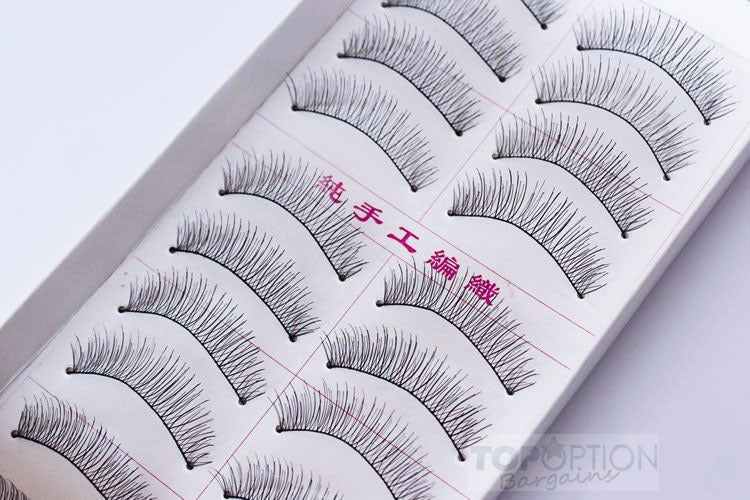 10 Pairs Beauty Faux Eyelashes - Dshop.com.au