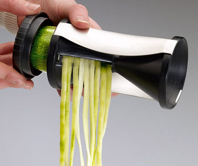 2 x Spiral Slicer Spiralizer Vegetable Julienne Cutter - Dshop.com.au