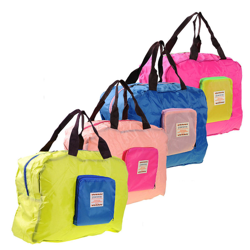 Street Shopper Foldable Bag (Baby Pink & Hot Pink) - Dshop.com.au