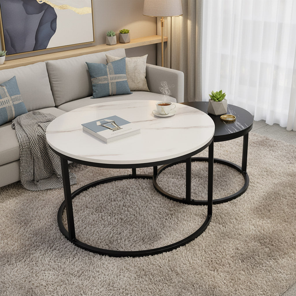 Synergy 2 In 1 Designer Nesting Coffee Tables