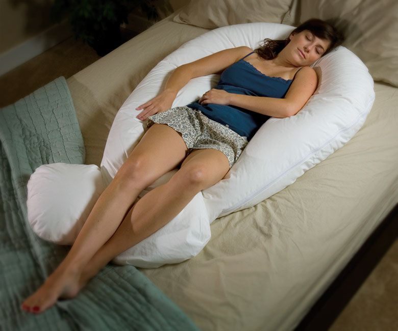 Large Comfort Support Body Pillow (Pink) - Dshop.com.au