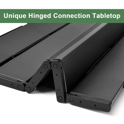 Aluminum Portable Foldable Outdoor Camp Table (Black)