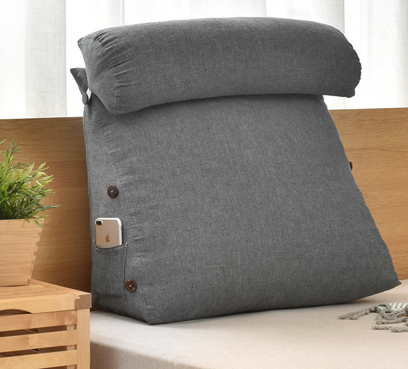 Paradise Adjustable Chair Seat Head Pillow & Back Lumbar Support Cushion (Mocha) - Dshop.com.au