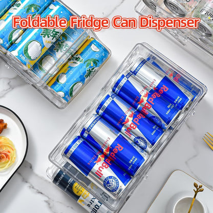 2-Tier Automatic Rolling Can Dispenser Beer Soda Bottle Storage Holder Fridge Organizer - Dshop.com.au