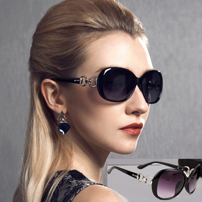 Polarized Ladies Sunglasses with Bonus Case (Black) - Dshop.com.au