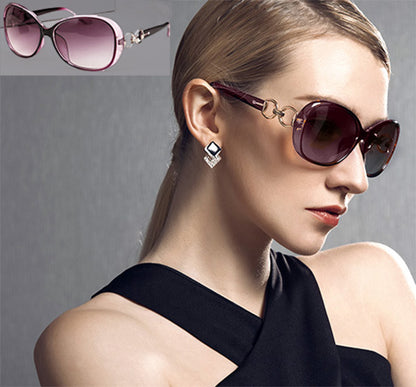 Polarized Ladies Sunglasses with Bonus Case (Purple) - Dshop.com.au