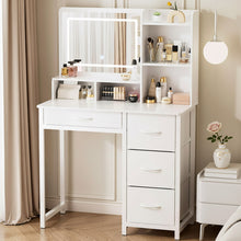 Deluxe LED Mirror Dresser Vanity Dressing Table Desk with Drawers White