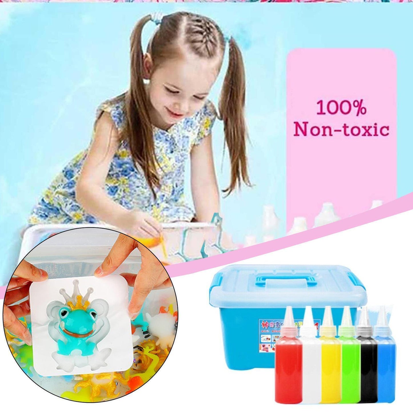 16 PC Magic DIY Creation Waterscape Paint Art Toy Set - Dshop.com.au