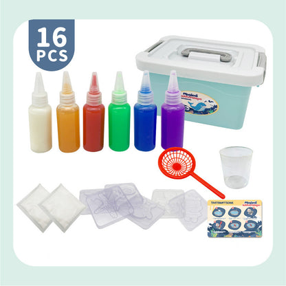 16 PC Magic DIY Creation Waterscape Paint Art Toy Set - Dshop.com.au