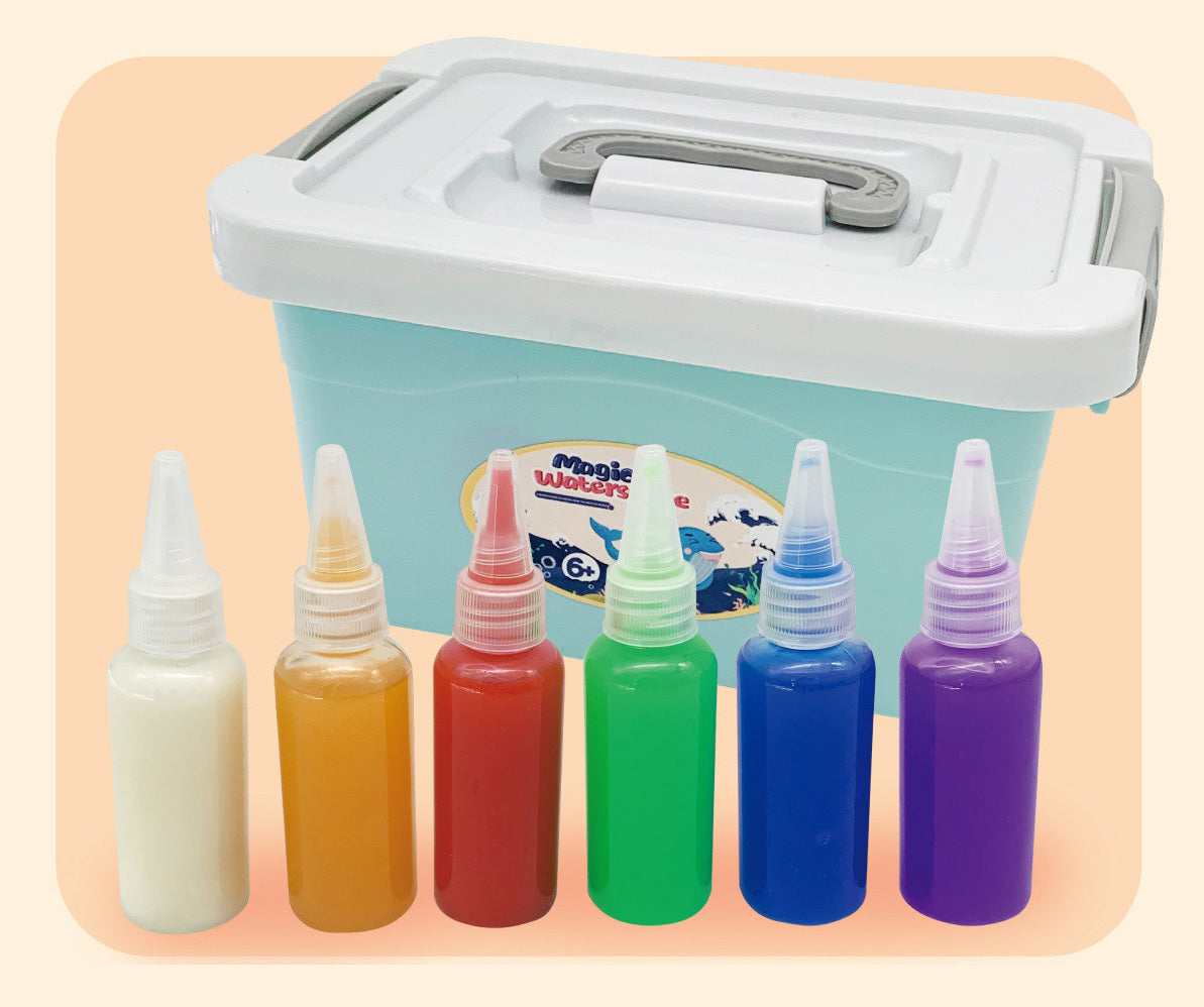 16 PC Magic DIY Creation Waterscape Paint Art Toy Set - Dshop.com.au