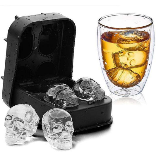 3D Skull Ice Cube Mould Maker - Dshop.com.au