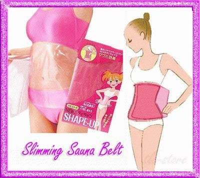 Sauna Slimming Belt Belly Waist Wrap Shaper Sweat Burn Fat Cellulite Weight Loss - Dshop.com.au