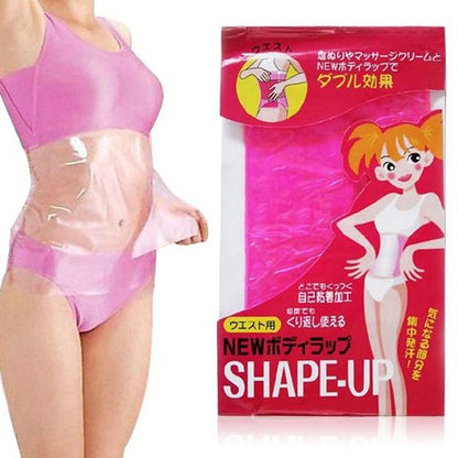 Sauna Slimming Belt Belly Waist Wrap Shaper Sweat Burn Fat Cellulite Weight Loss - Dshop.com.au