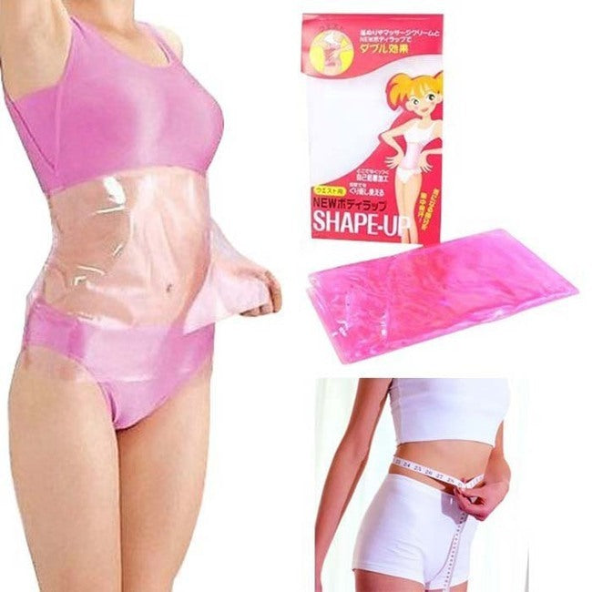 Sauna Slimming Belt Belly Waist Wrap Shaper Sweat Burn Fat Cellulite Weight Loss - Dshop.com.au