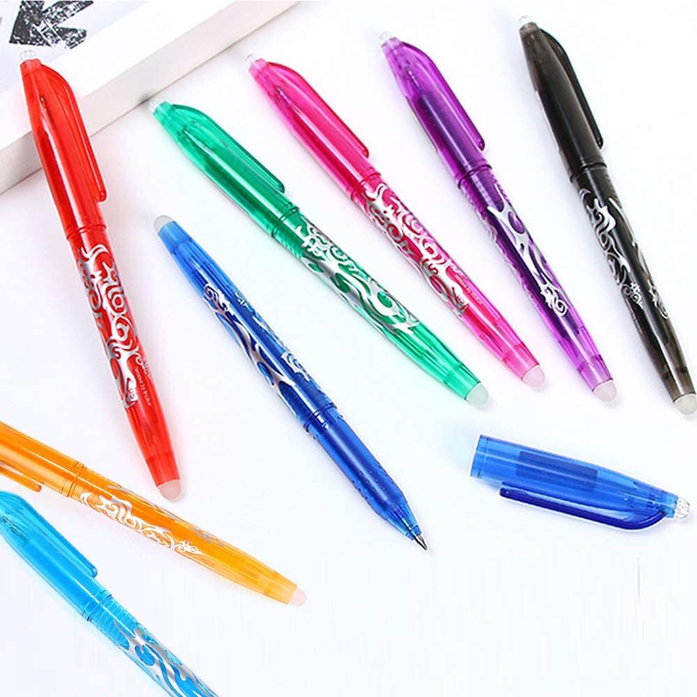 8-Piece Erasable Gel Pens Colourful Ink Pen 0.5mm - Dshop.com.au