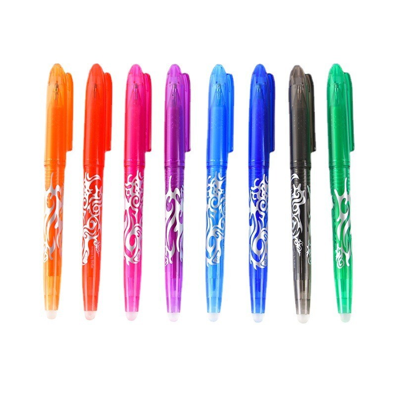 8-Piece Erasable Gel Pens Colourful Ink Pen 0.5mm - Dshop.com.au