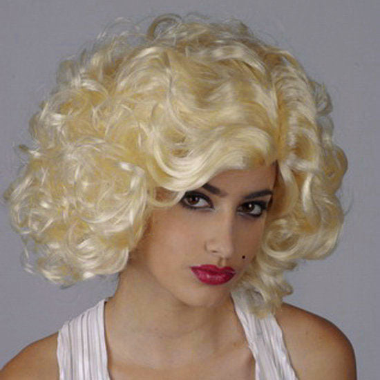 Golden Blonde Short Curly Marilyn Wig - Dshop.com.au