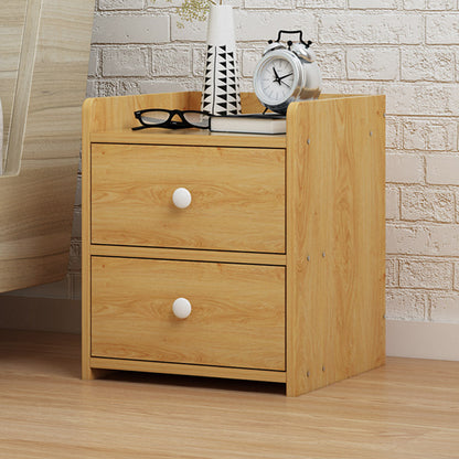 2 x Varossa Classic Bedside Table / Chest of Drawers (Natural Oak) - Dshop.com.au