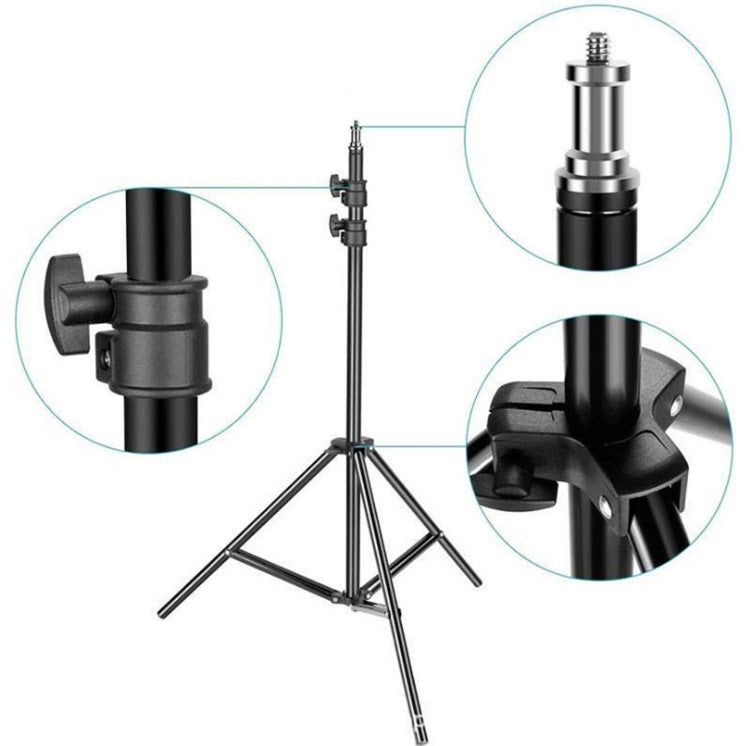 2.1m Universal Light Camera Holder Tripod Stand - Dshop.com.au