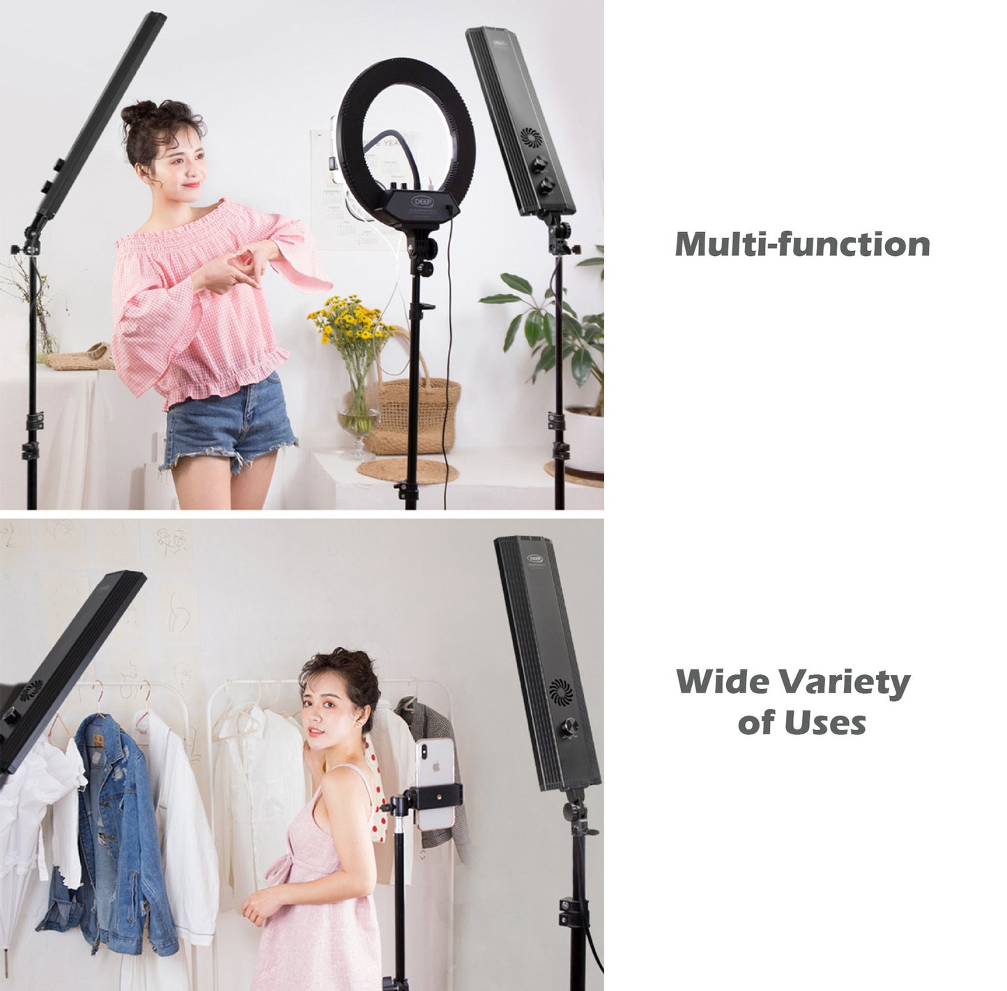 2.1m Universal Light Camera Holder Tripod Stand - Dshop.com.au