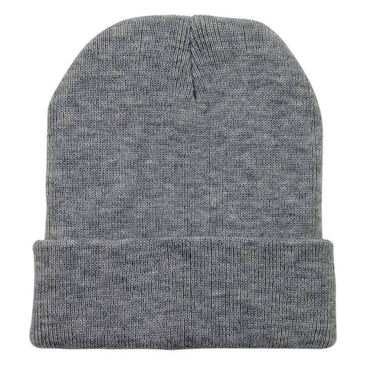 Comfortable Unisex Men's Women's Beanie (GREY) - Dshop.com.au