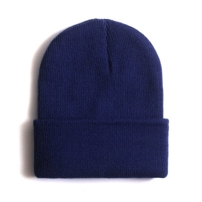 Comfortable Unisex Men's Women's Beanie (NAVY BLUE) - Dshop.com.au