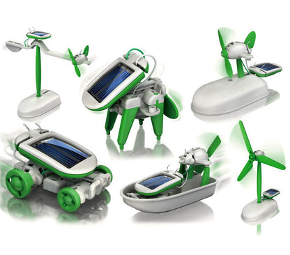 6 In 1 Solar Robot DIY Educational Toy Kit - Dshop.com.au