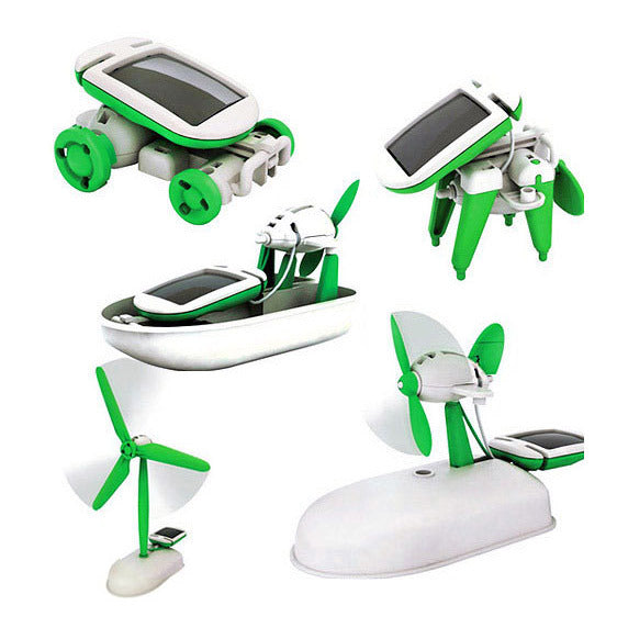 6 In 1 Solar Robot DIY Educational Toy Kit - Dshop.com.au