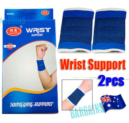 2  x Adjustable Wrist Support Brace Compression Stabilizer - Dshop.com.au