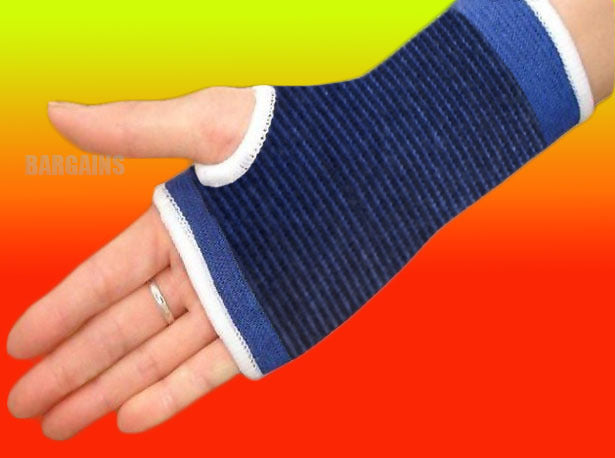 2 x Elasticised Palm Hand & Wrist Support Brace - Dshop.com.au