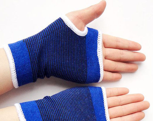 2 x Elasticised Palm Hand & Wrist Support Brace - Dshop.com.au