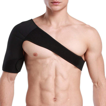 Advanced Self-heating Magnetic Neoprene Shoulder Support Brace Compression Strap - Dshop.com.au