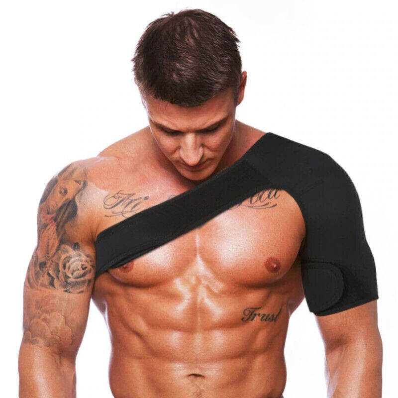 Advanced Self-heating Magnetic Neoprene Shoulder Support Brace Compression Strap - Dshop.com.au