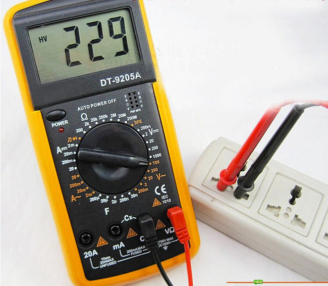 Digital LCD Multimeter Electrical Tester Voltmeter Ammeter Ohmmeter - Dshop.com.au