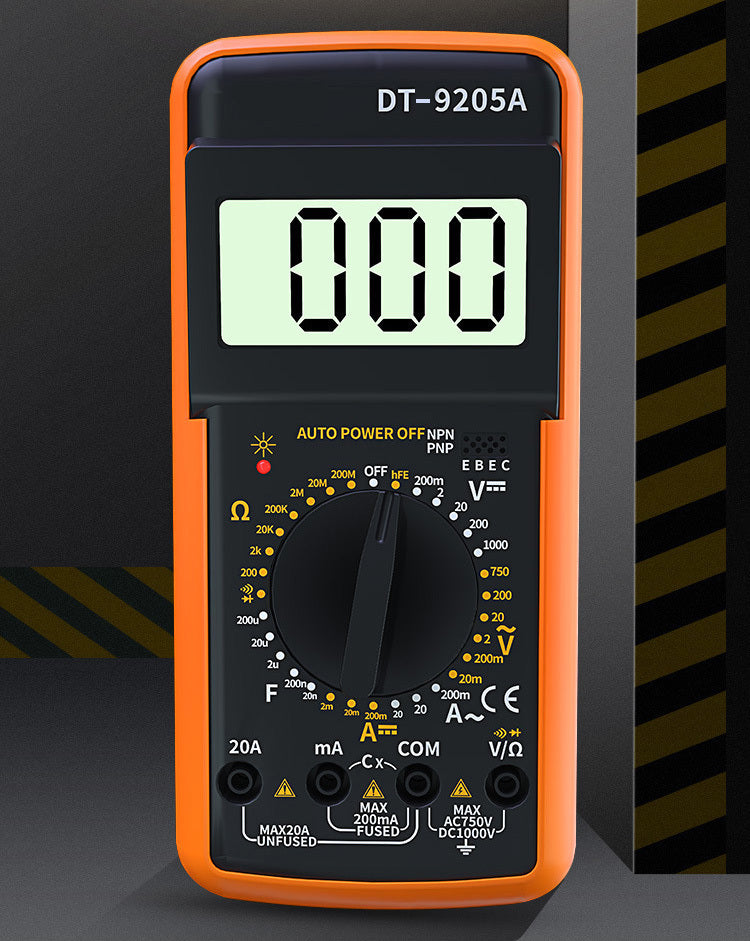 Digital LCD Multimeter Electrical Tester Voltmeter Ammeter Ohmmeter - Dshop.com.au