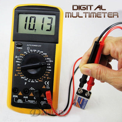 Digital LCD Multimeter Electrical Tester Voltmeter Ammeter Ohmmeter - Dshop.com.au