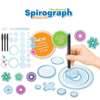 Geometric Art Creative Spirograph Drawing Set Educational Toy Kit - Dshop.com.au