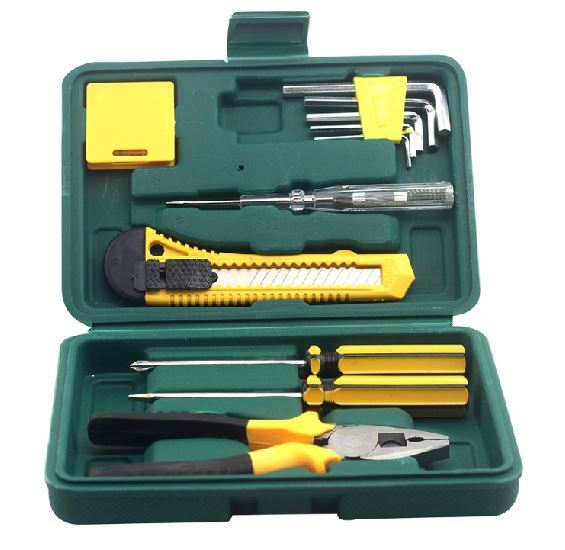 TWO PACK 2 x Portable Multi-Purpose Household 12 PCS Tool Kits - Dshop.com.au