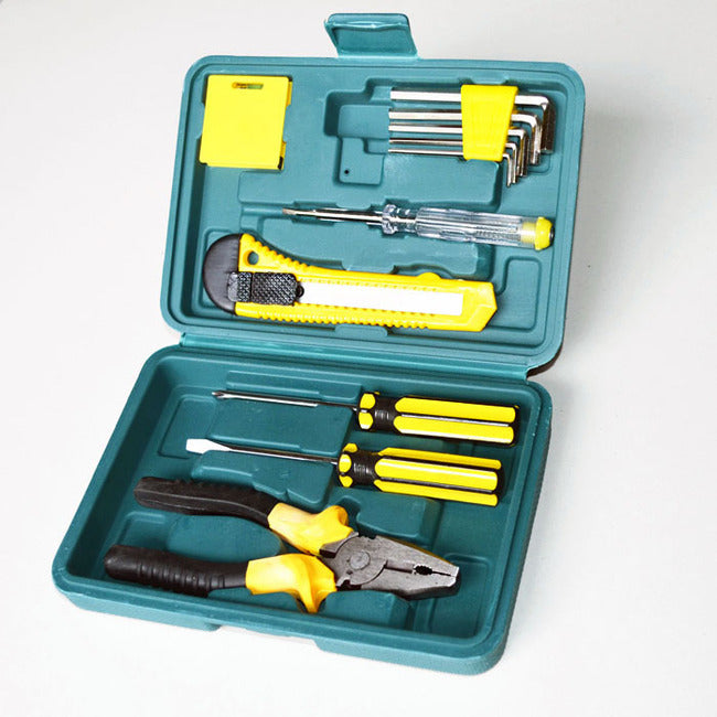 TWO PACK 2 x Portable Multi-Purpose Household 12 PCS Tool Kits - Dshop.com.au