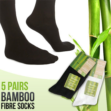 10 x Bamboo Fiber Socks Natural Antibacterial