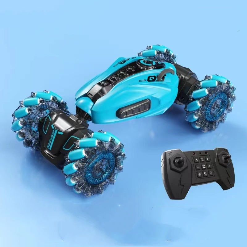 RC Hand Gesture Remote Control 4WD Mist Twister Stunt Car (Blue) - Dshop.com.au