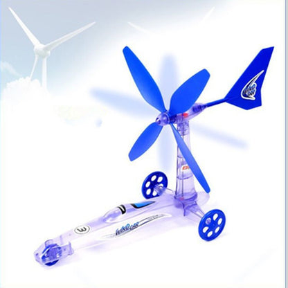 Wind Powered Car DIY Educational Toy Kit - Dshop.com.au